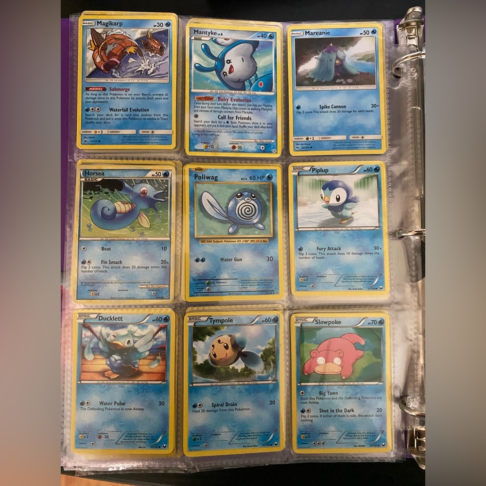 35+ Water Type Pokémon Cards | Pokémon | Collection | Water Type